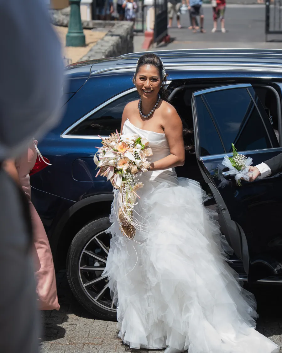 Mariage polynésien — couple